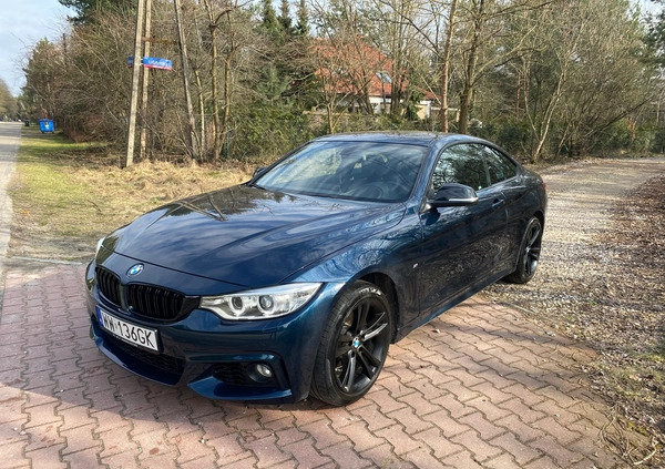 BMW Seria 4 cena 85000 przebieg: 175000, rok produkcji 2014 z Warszawa małe 172